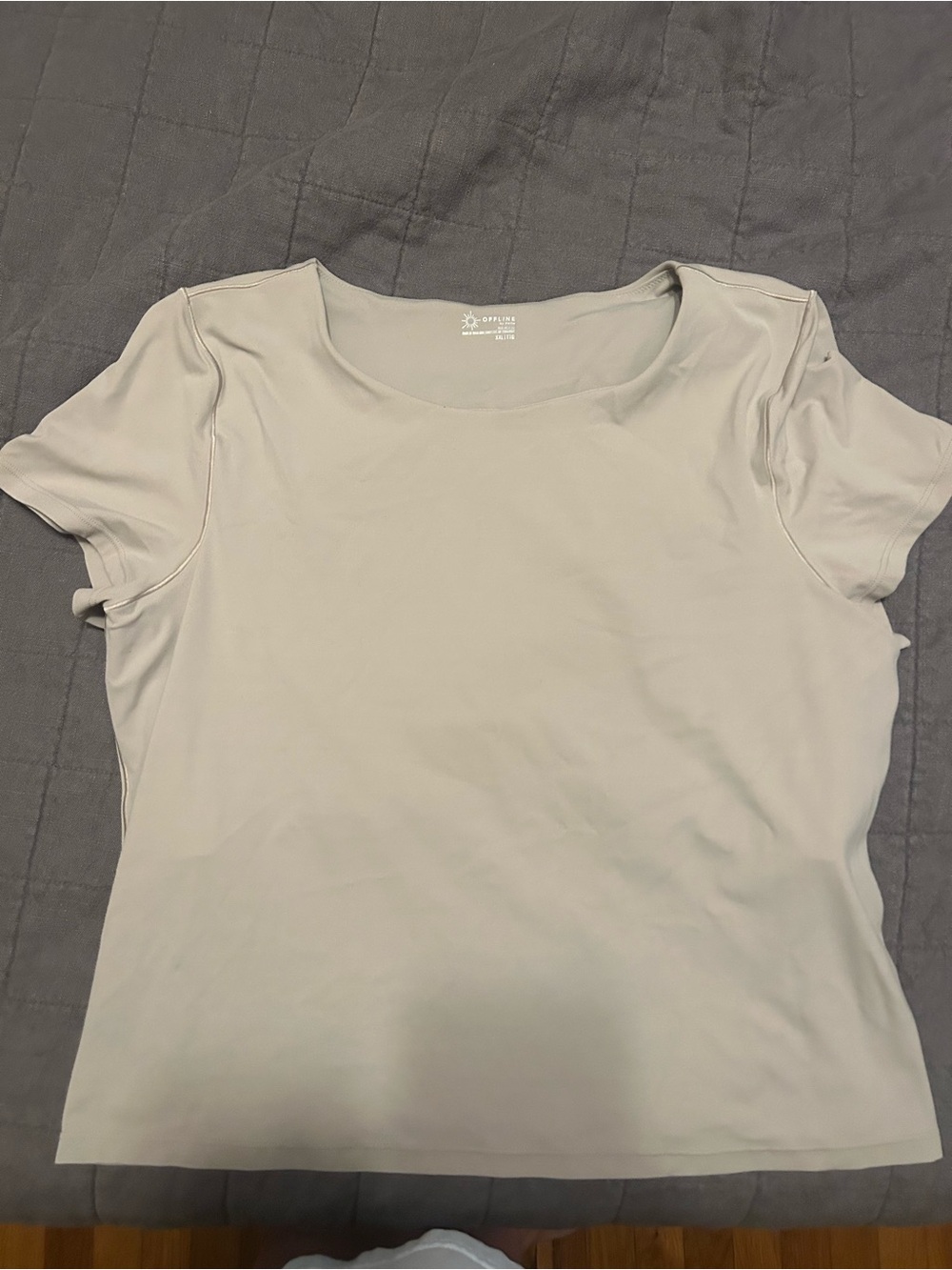 Aerie Women's Scoop Neck Short Sleeve Top